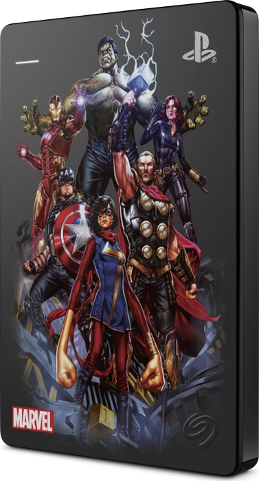 Seagate Game Drive for PlayStation - Marvel Avengers Limited Edition, 2TB, Team Avengers, USB 3.0 Micro-B
