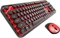 Renkforce RF-DS-Retro Funk-Tastatur-Maus-Set schwarz/rot, USB, DE Vorschaubild