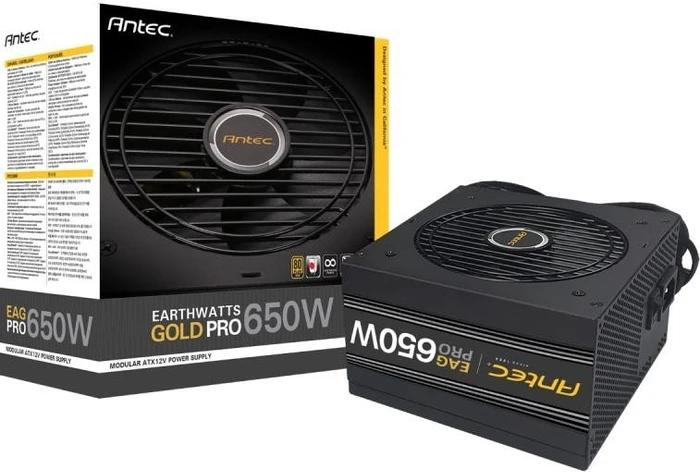Antec EarthWatts Gold Pro EA650G Pro 650W, ATX 2.4