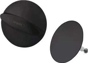 Hansgrohe Flexaplus Abdeckung für Ab- & Überlaufgarnituren, Kunststoff schwarz matt