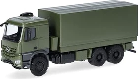 Herpa Mercedes-Benz Arocs 6x6 Pritsche/Plane undekoriert