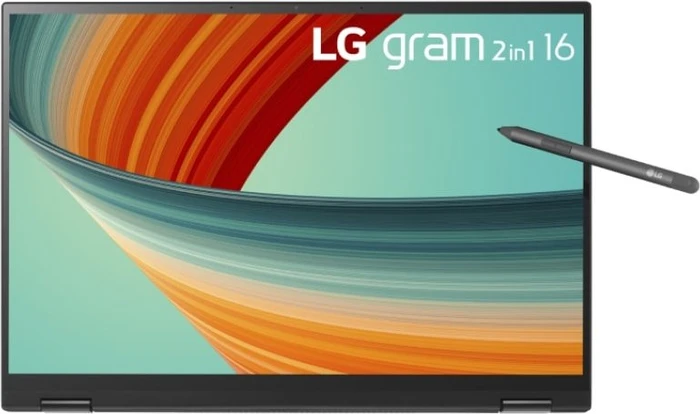 LG gram 2-in-1 16 (2023), schwarz, Core i7-1360P, 16GB RAM, 1TB SSD, DE