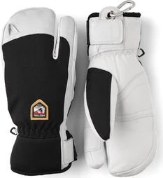 Hestra Army Leather Patrol 3-Finger Skihandschuhe schwarz