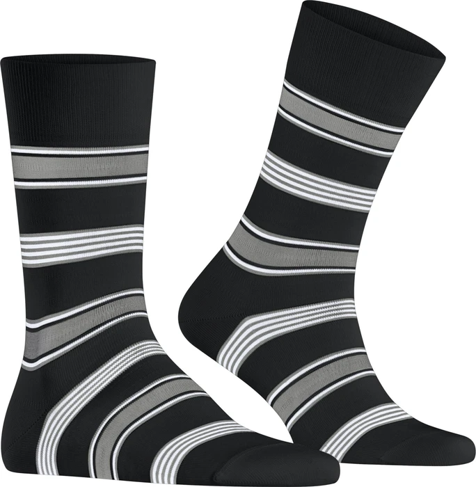 Falke Marina Stripe Socken schwarz (Herren)