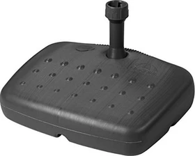 Doppler PE Füllsockel Balkon Sonnenschirmständer 22kg 49x37cm anthrazit