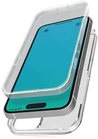 SBS Mobile Full Body Cover 360° für Apple iPhone 15 transparent