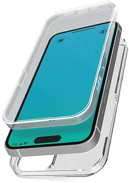 SBS Mobile Full Body Cover 360° für Apple iPhone 15 transparent