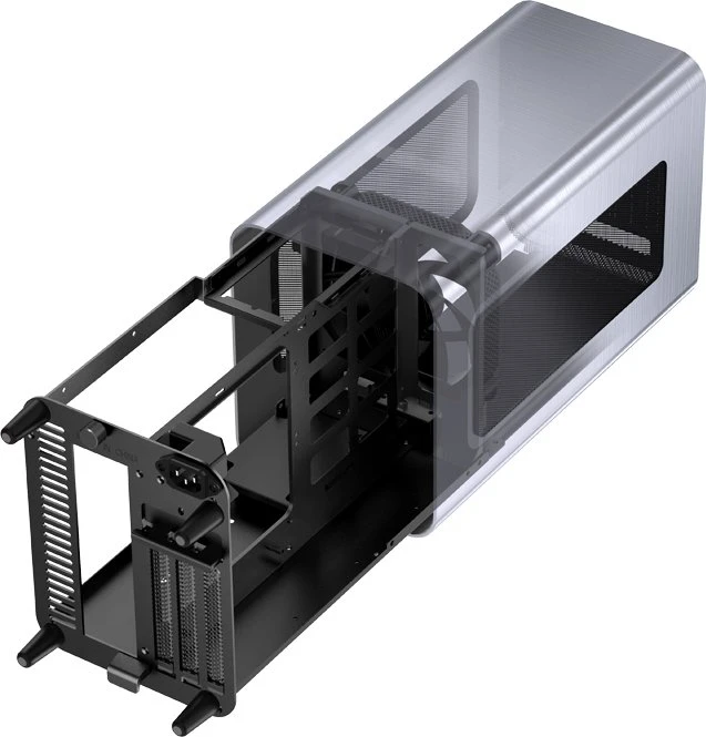 Jonsbo V11, silber, Mini-ITX