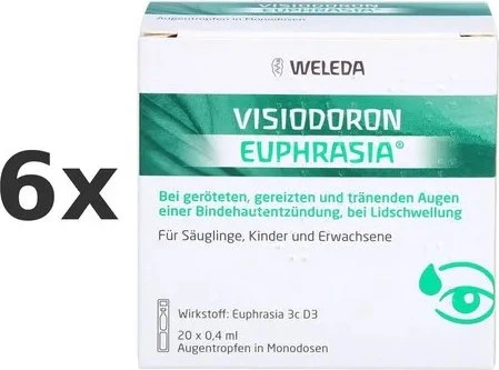 Weleda Visiodoron Euphrasia Augentropfen Einzeldosispipetten, 8ml (20x 0.4ml)