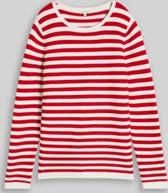 Tom Tailor Rundhalsausschnitt Strickpullover rot (Damen)