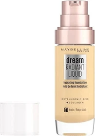 Maybelline Dream Radiant Liquid Foundation 21 nude, 30ml