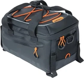 Basil Miles Tarpaulin Gepäcktasche schwarz/orange
