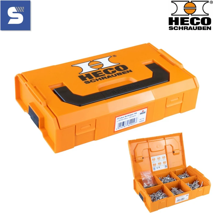 HECO HT-plus Sortiment 700 Schrauben-Sortiment inkl. L-Boxx, 700 Stück