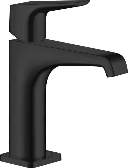 Hansgrohe Axor Citterio 130 mit Hebelgriff und Ablaufgarnitur mattschwarz