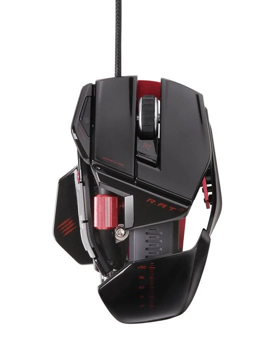 MadCatz Cyborg R.A.T. 7 Gaming Mouse schwarz glänzend, USB