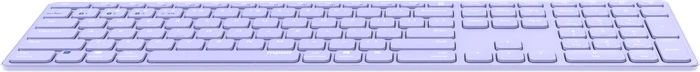 Rapoo E9800M Multi-mode Wireless Ultra-slim Keyboard violett, USB/Bluetooth, DE