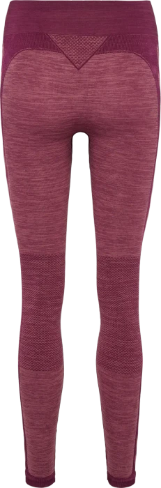 hummel CLEA Seamless Tight Hose lang grape wine (Damen)