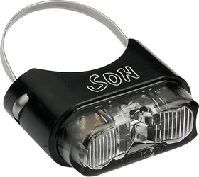 SON K920 transparent Sattelstütze LED Rücklicht schwarz