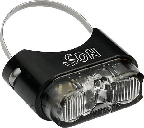 SON K920 transparent Sattelstütze LED Rücklicht schwarz