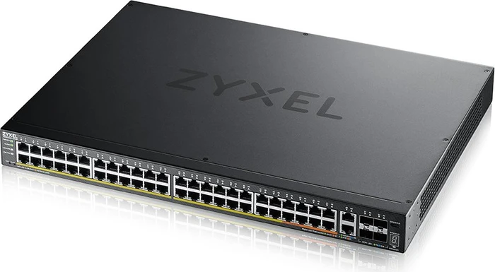 Zyxel XGS2220 Rackmount Gigabit Managed Switch, 50x RJ-45, 4x SFP+, 600W PoE++