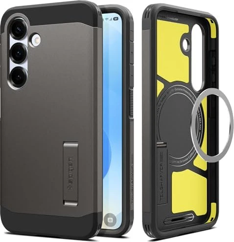 Spigen Tough Armor AI (MagFit) für Samsung Galaxy S25+ Gunmetal