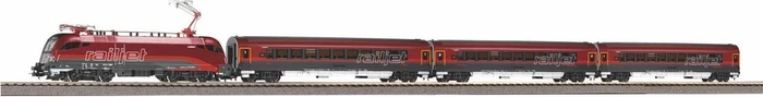 Piko - Spur H0 Start-Set - Start-Set mit Bettung Rail Jet ÖBB (57178)