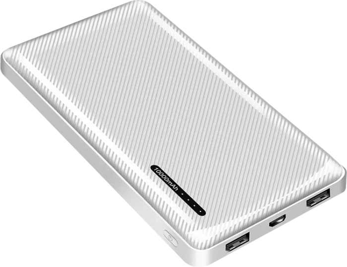 LogiLink Powerbank 10000mAh 2x USB-A 1x USB-C weiß