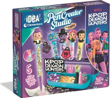Clementoni Idea Mein Stift-Atelier - KPop Demon Hunters