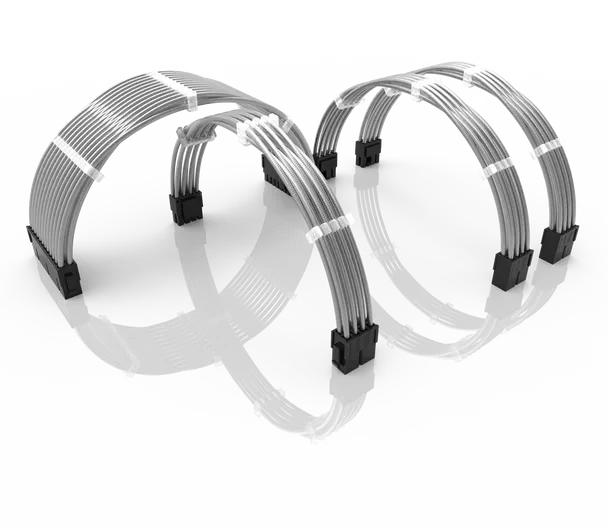 LinkUP PSU Cable Extension Kit, Metallic-Silver