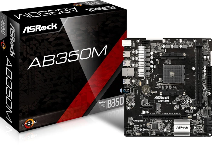 ASRock AB350M (AMD AM4)