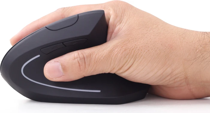 Gembird Ergonomic 6-Button Wireless Optical Mouse ERGO-01 schwarz, USB