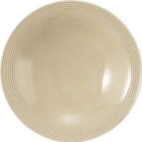 Seltmann Weiden Beat Color Glaze Suppenteller 22.5cm sandbeige
