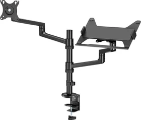 Wentronic Goobay Deluxe Monitorhalterung mit Laptop-Arm