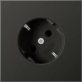 Jung Serie LS Steckdose Metallausführung 45° 16A 250V, anthrazit
