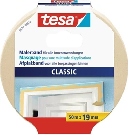 tesa Malerband Classic beige, Klebeband, 19mm/50m, 1 Stück