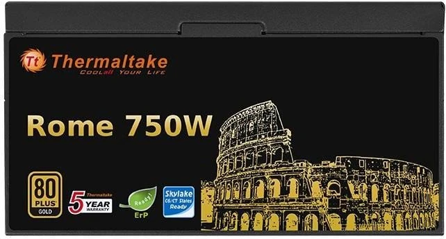 Thermaltake European Gold Rome 750W, ATX 2.3