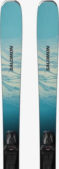 Salomon Stance 80 + M10 alaskan blue/porcelain (inkl. Bindung) (Damen) (Modell 2025/2026)