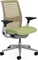 Steelcase Think Bürostuhl mit Armlehnen, beige/grün Vorschaubild