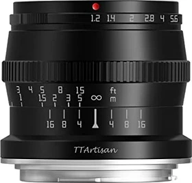 TTArtisan 50mm 1.2 für Canon RF schwarz