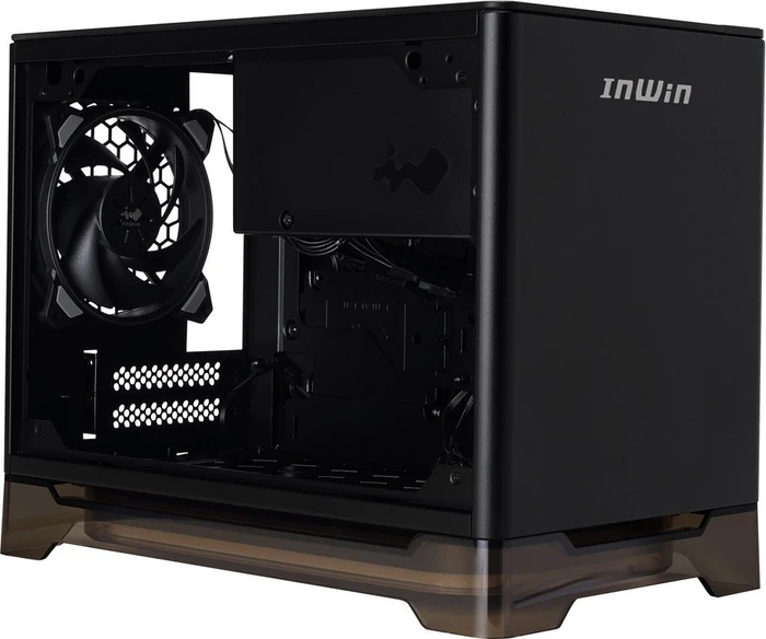 In Win A1 Plus, schwarz, Glasfenster, Mini-ITX, 650W