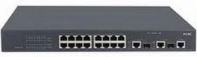 HP FlexNetwork 3100 16 SI v2 Desktop Managed Switch, 16x RJ-45, 2x RJ-45/SFP (JG222A)