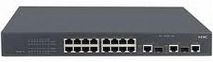 HP FlexNetwork 3100 16 SI v2 Desktop Managed Switch, 16x RJ-45, 2x RJ-45/SFP