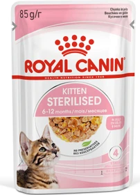 Royal Canin Kitten Sterilised - feine Stückchen in Gelee, 1.02kg (12x 85g)