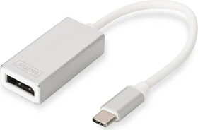 Digitus USB-C auf DisplayPort Adapter silber/weiß (DA-70844)
