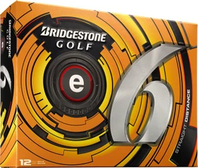 Bridgestone Golf e6 Golfbälle, 12 Stück