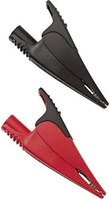 Fluke AC285 SureGrip Krokodilklemmen rot/schwarz, 2-tlg.
