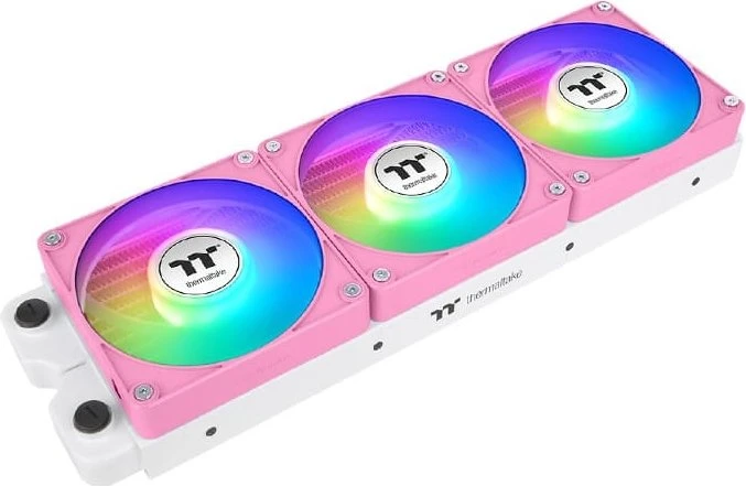 Thermaltake CT140 EX ARGB Sync Pink, rosa/weiß, 140mm, 3er-Pack