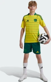 adidas Celtic FC 2024/2025 Auswärtsshorts team dark green (Junior)