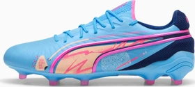 Puma King Ultimate Volume Up FG/AG luminous blue/poison pink/blazing blue