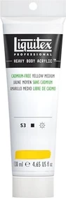 Liquitex Professional Heavy Body Acrylic cadmium-free yellow medium, 138ml